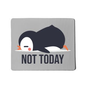 Not Today Seabird Funny Cute Mousepad