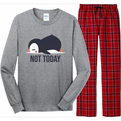 Not Today Seabird Funny Cute Long Sleeve Pajama Set