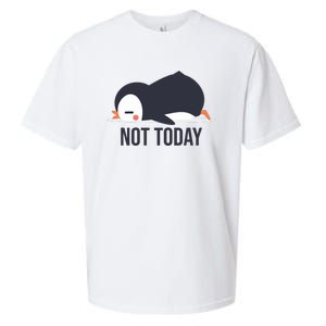 Not Today Seabird Funny Cute Sueded Cloud Jersey T-Shirt