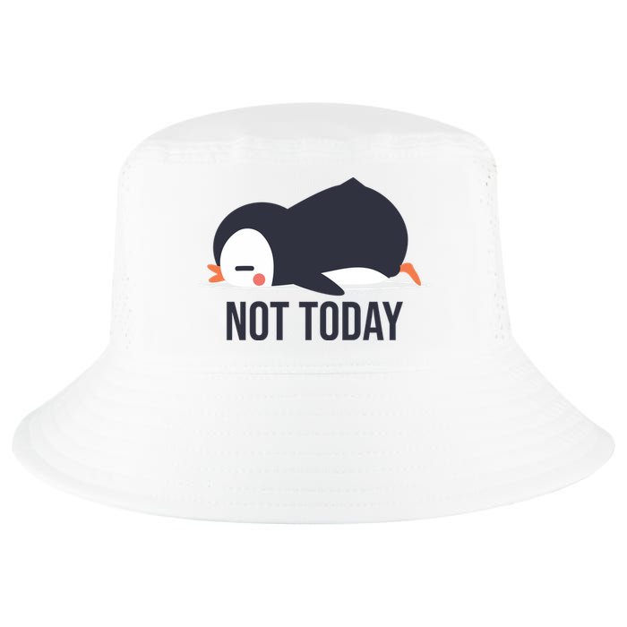 Not Today Seabird Funny Cute Cool Comfort Performance Bucket Hat