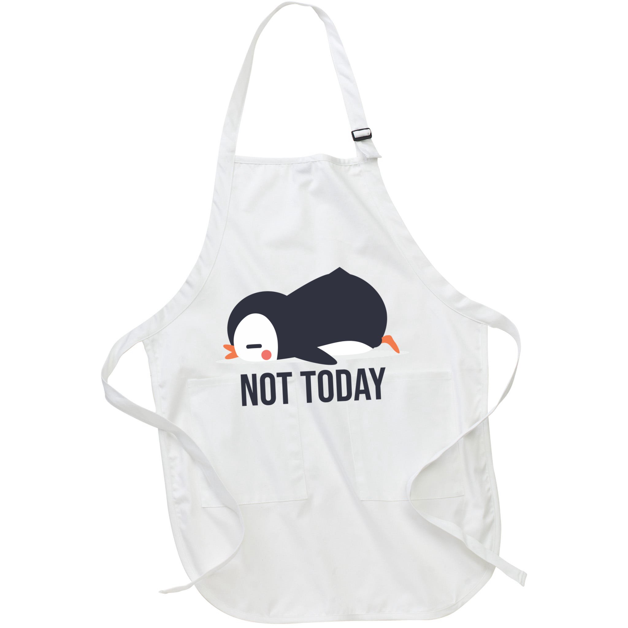 Not Today Seabird Funny Cute Apron