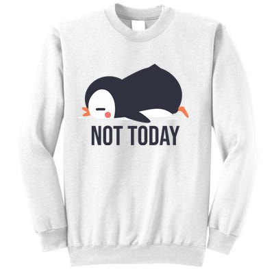 Not Today Seabird Funny Cute Sweatshirt