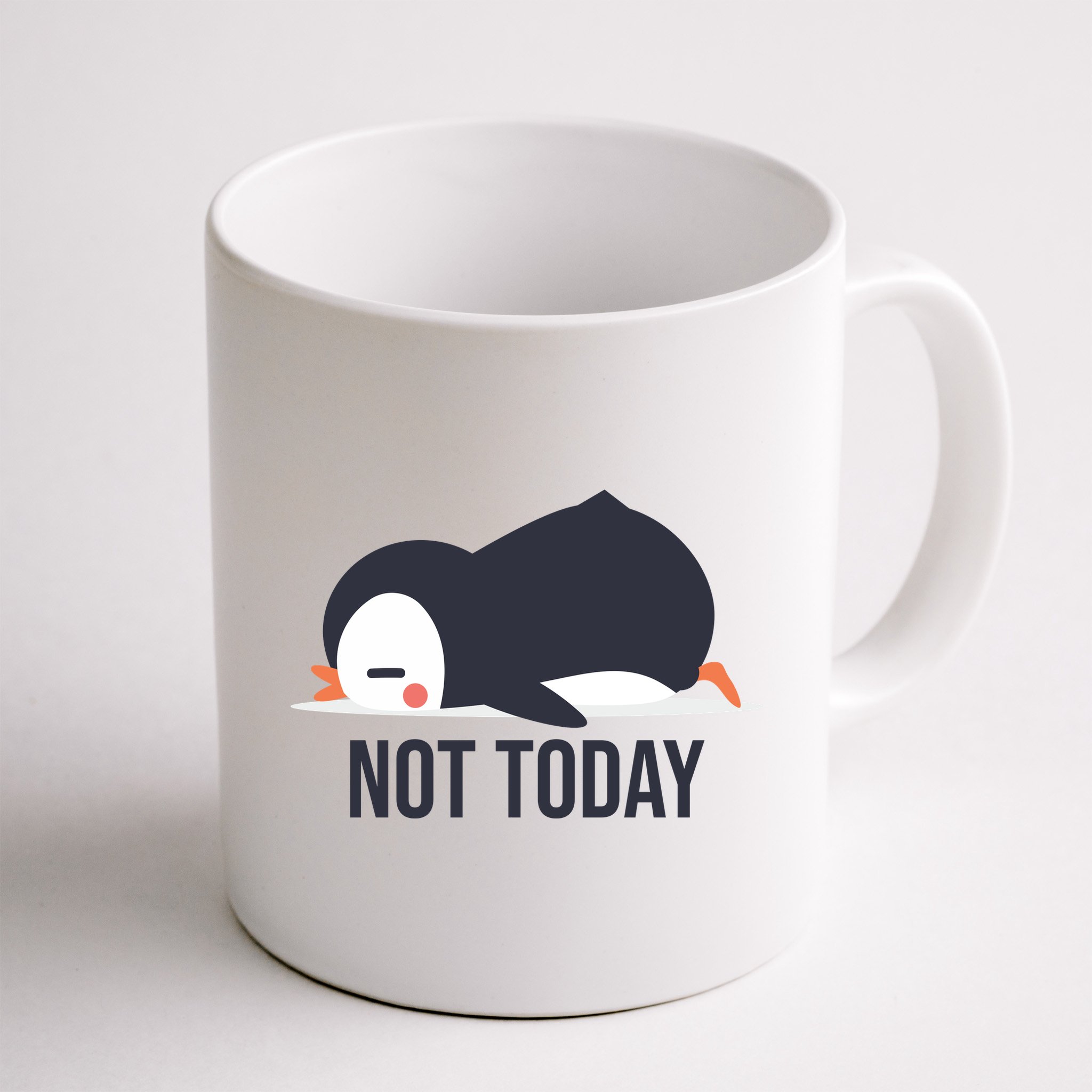 Not Today Seabird Funny Cute Mug