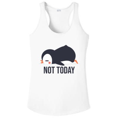 Not Today Seabird Funny Cute Ladies PosiCharge Competitor Racerback Tank