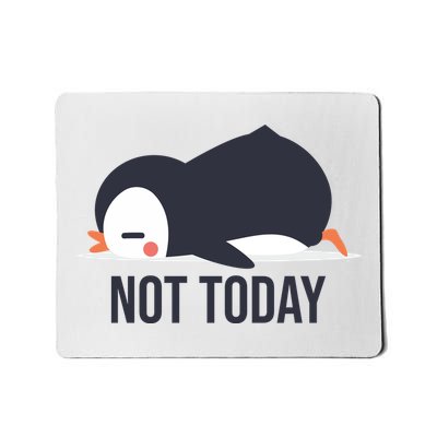 Not Today Seabird Funny Cute Mousepad