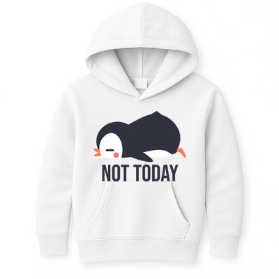Not Today Seabird Funny Cute Kids Hoodie