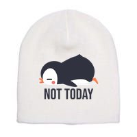 Not Today Seabird Funny Cute Short Acrylic Beanie