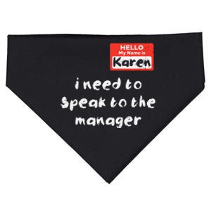 Need To Speak Manager Karen Halloween Funny Meme Women USA-Made Doggie Bandana