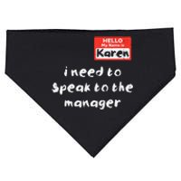 Need To Speak Manager Karen Halloween Funny Meme Women USA-Made Doggie Bandana