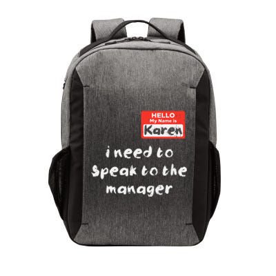 Need To Speak Manager Karen Halloween Funny Meme Women Vector Backpack