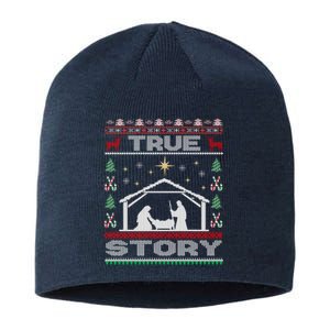 Nativity True Story Christmas Sustainable Beanie