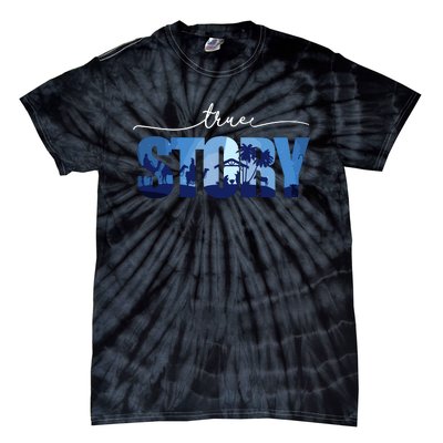 Nativity True Story Christmas Manger Jesus For Tie-Dye T-Shirt