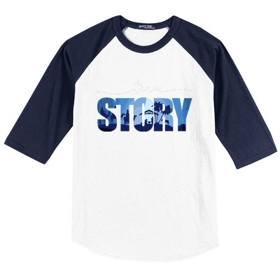 Nativity True Story Christmas Manger Jesus For Baseball Sleeve Shirt