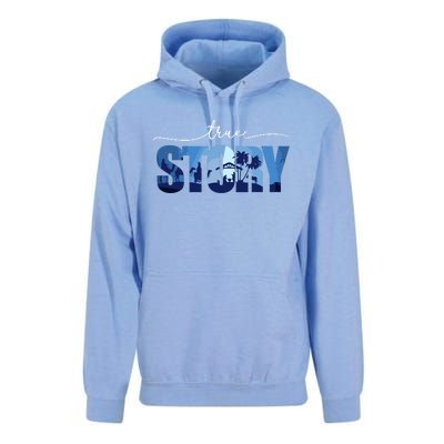 Nativity True Story Christmas Manger Jesus For Unisex Surf Hoodie