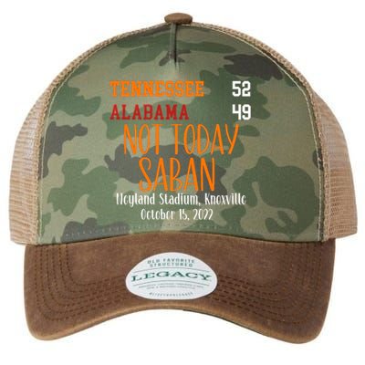 Not Today Saban Tennessee Sport Gameday Winner Tennessee Football Champion Legacy Tie Dye Trucker Hat