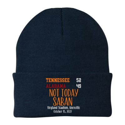 Not Today Saban Tennessee Sport Gameday Winner Tennessee Football Champion Knit Cap Winter Beanie