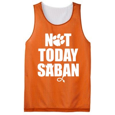 Not Today Saban Clemson Football Fan Club Mesh Reversible Basketball Jersey Tank