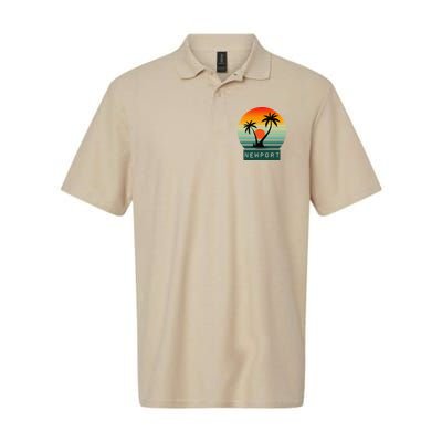 Newport Tropical Sunset Palm Trees Beach Polo