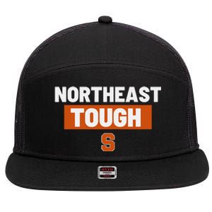 Northeast Tough S Orange Nation 7 Panel Mesh Trucker Snapback Hat