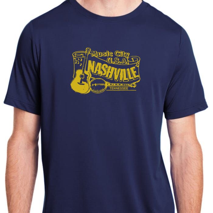 Nashville T Shirt Vintage Country Adult ChromaSoft Performance T-Shirt