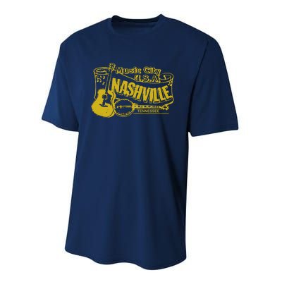 Nashville T Shirt Vintage Country Performance Sprint T-Shirt