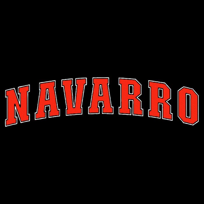 Navarro Texas Tx College Style Red Text Navarro Toddler Long Sleeve Shirt