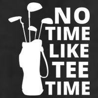 No Time Tee Time Funny Golf Dad Golfer Fathers Cool Comfort Performance Bucket Hat