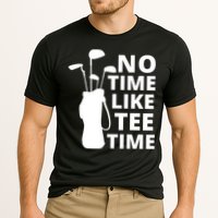 No Time Tee Time Funny Golf Dad Golfer Fathers Cooling Performance Crew T-Shirt