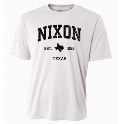 Nixon Texas Tx Vintage Established Athletic Sports Design Cooling Performance Crew T-Shirt