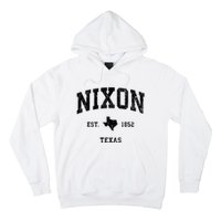 Nixon Texas Tx Vintage Established Athletic Sports Design Hoodie