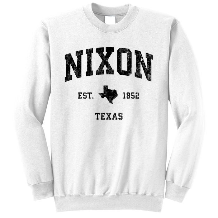 Nixon Texas Tx Vintage Established Athletic Sports Design Sweatshirt