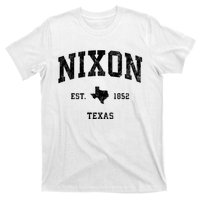 Nixon Texas Tx Vintage Established Athletic Sports Design T-Shirt