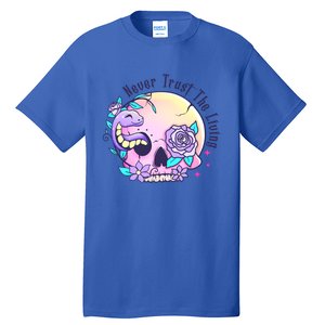 Never Trust The Living Pink Skull Cute Snake Funny Halloween Cute Gift Tall T-Shirt