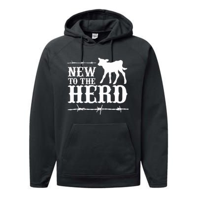 New To The Herd Country Performance Fleece Hoodie