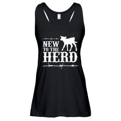 New To The Herd Country Ladies Essential Flowy Tank