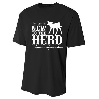 New To The Herd Country Performance Sprint T-Shirt