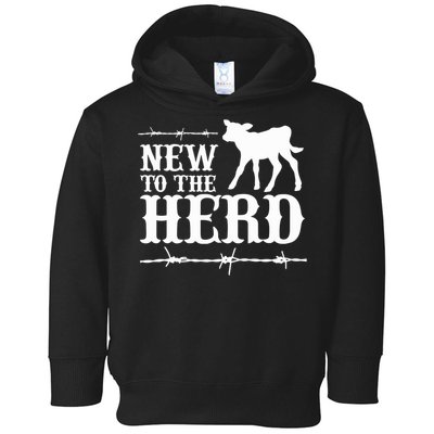 New To The Herd Country Toddler Hoodie