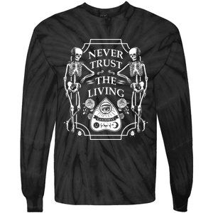 Never Trust The Living Goodbye Tie-Dye Long Sleeve Shirt