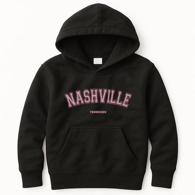 Nashville Tennessee Tn Varsity Style On Nashville Kids Hoodie