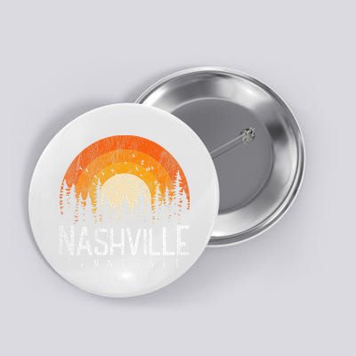 Nashville Tennessee TN Retro Style Vintage 80s Gift Button