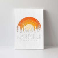 Nashville Tennessee TN Retro Style Vintage 80s Gift Canvas