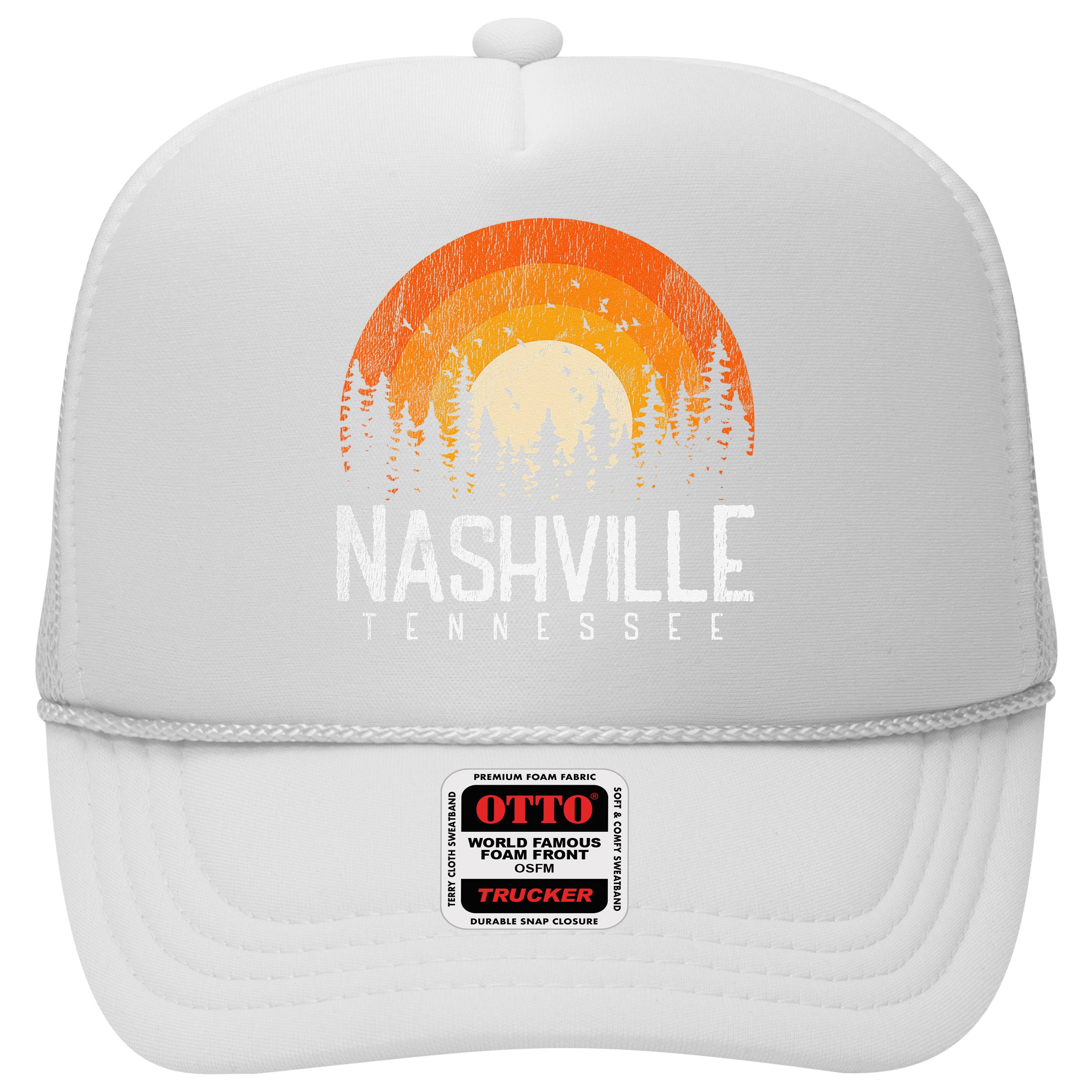 Nashville Tennessee TN Retro Style Vintage 80s Gift Hat