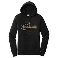 Nashville Tn Tennessee Music City Guitar Country Music Nash Women's Pullover Hoodie