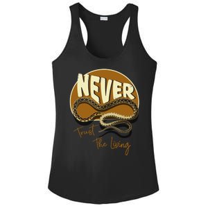 Never Trust The Living Ladies PosiCharge Competitor Racerback Tank