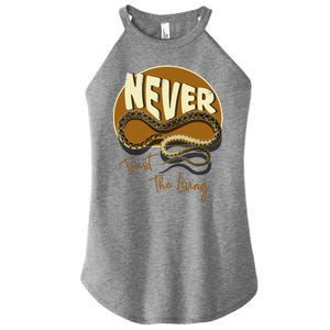 Never Trust The Living Women's Perfect Tri Rocker Tank