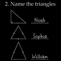 Name The Triangles Math Problem Funny Math Lover Mousepad