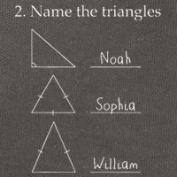 Name The Triangles Math Problem Funny Math Lover Cotton Canvas Backpack