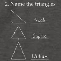 Name The Triangles Math Problem Funny Math Lover Vector Backpack