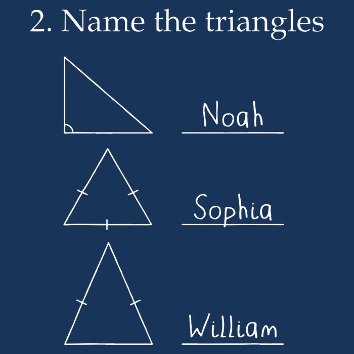 Name The Triangles Math Problem Funny Math Lover Infant Baby Jersey Bodysuit