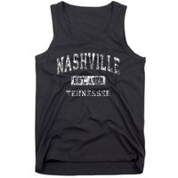 Nashville Tennessee Tn Vintage Established Sports Tank Top